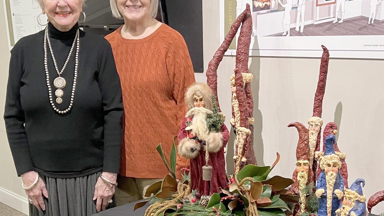 Retired educators learn about constructing Santas